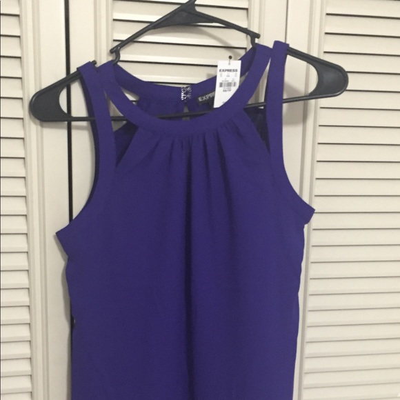Express Tops - Express purple sleeveless blouse